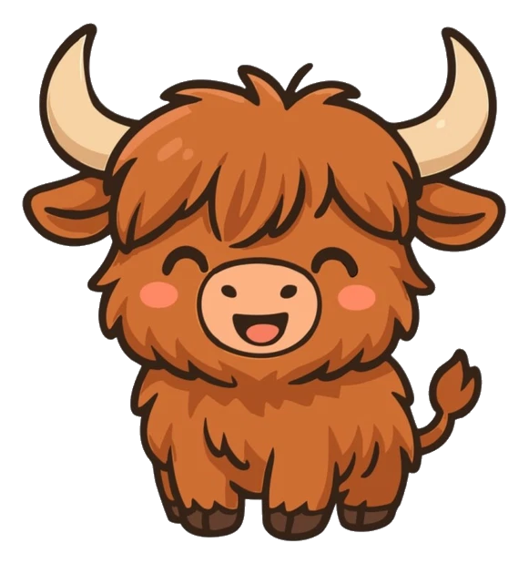 Cowie Moo Moo the highland cow